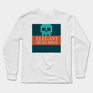 Elegant head shot Long Sleeve T-Shirt